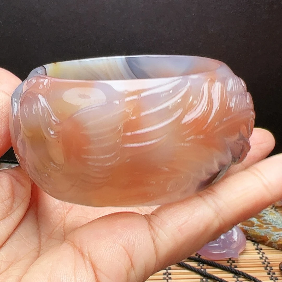 未镶嵌玛瑙/玉髓珠宝半成品