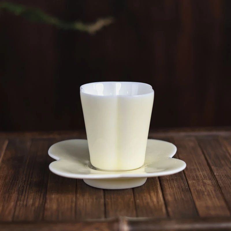 【十里】月光白-黄丽君-四瓣花套杯（Q4299）