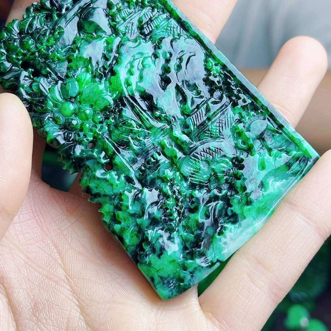 颈饰未镶嵌翡翠多样性