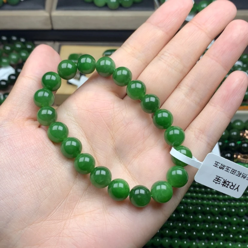 【闪购商品】未镶嵌手串和田玉（碧玉）10m捡漏无黑