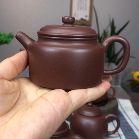 财***品茶壶紫砂微瑕德中140cc不退换