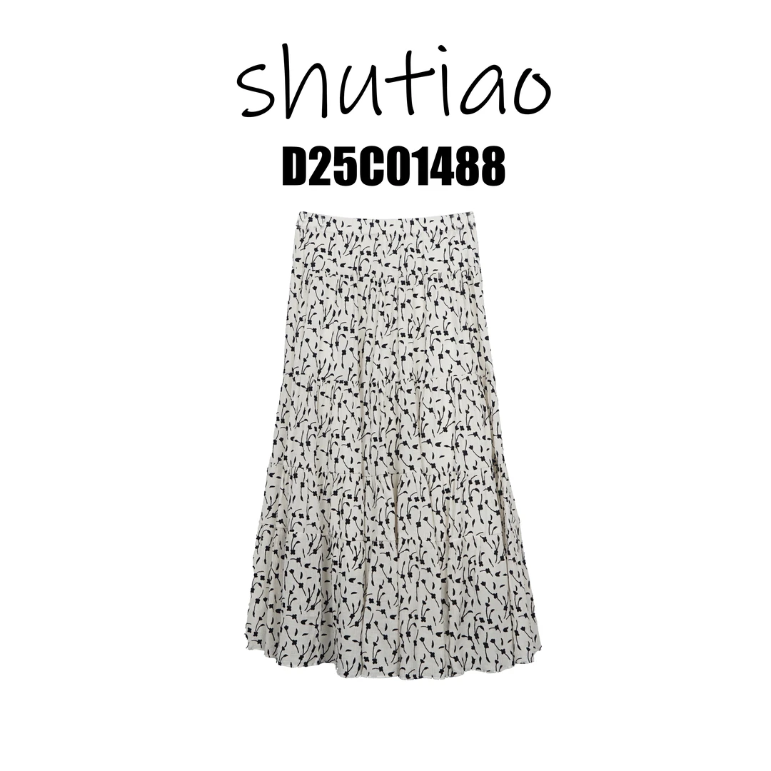 【SHUTIAO】2025夏季：新款小众设计款裙子D25C01488