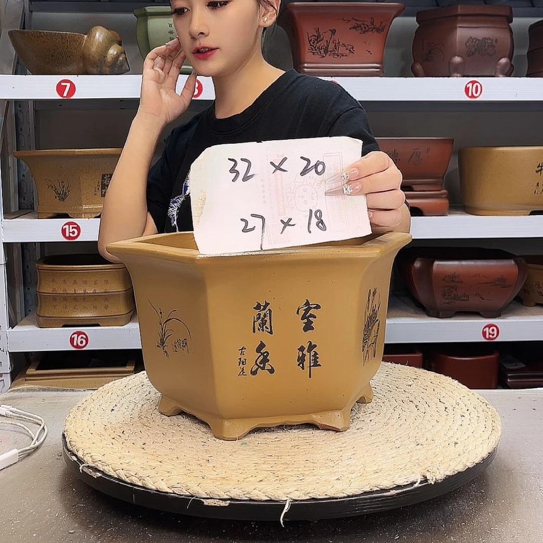 紫砂花盆紫砂花盆