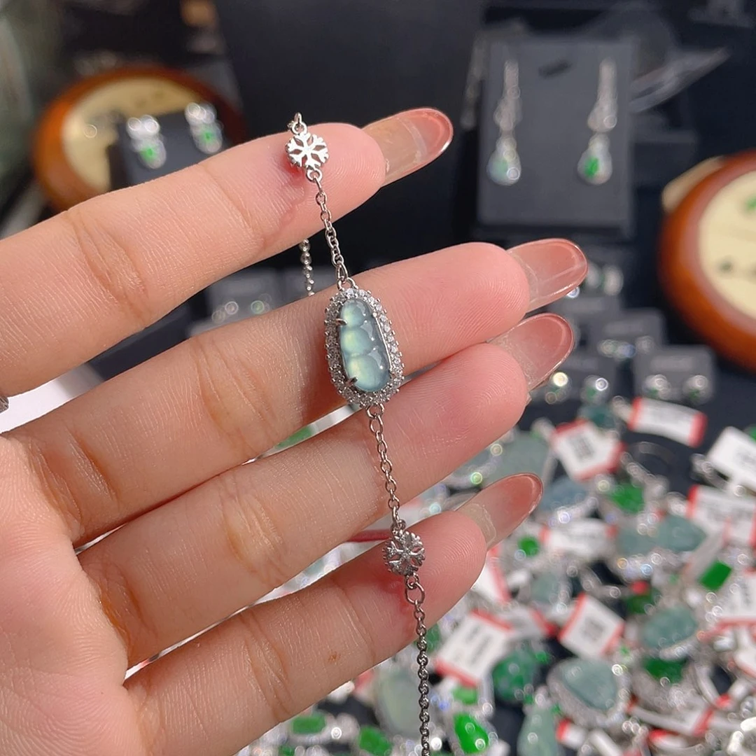 未镶嵌手链翡翠手链