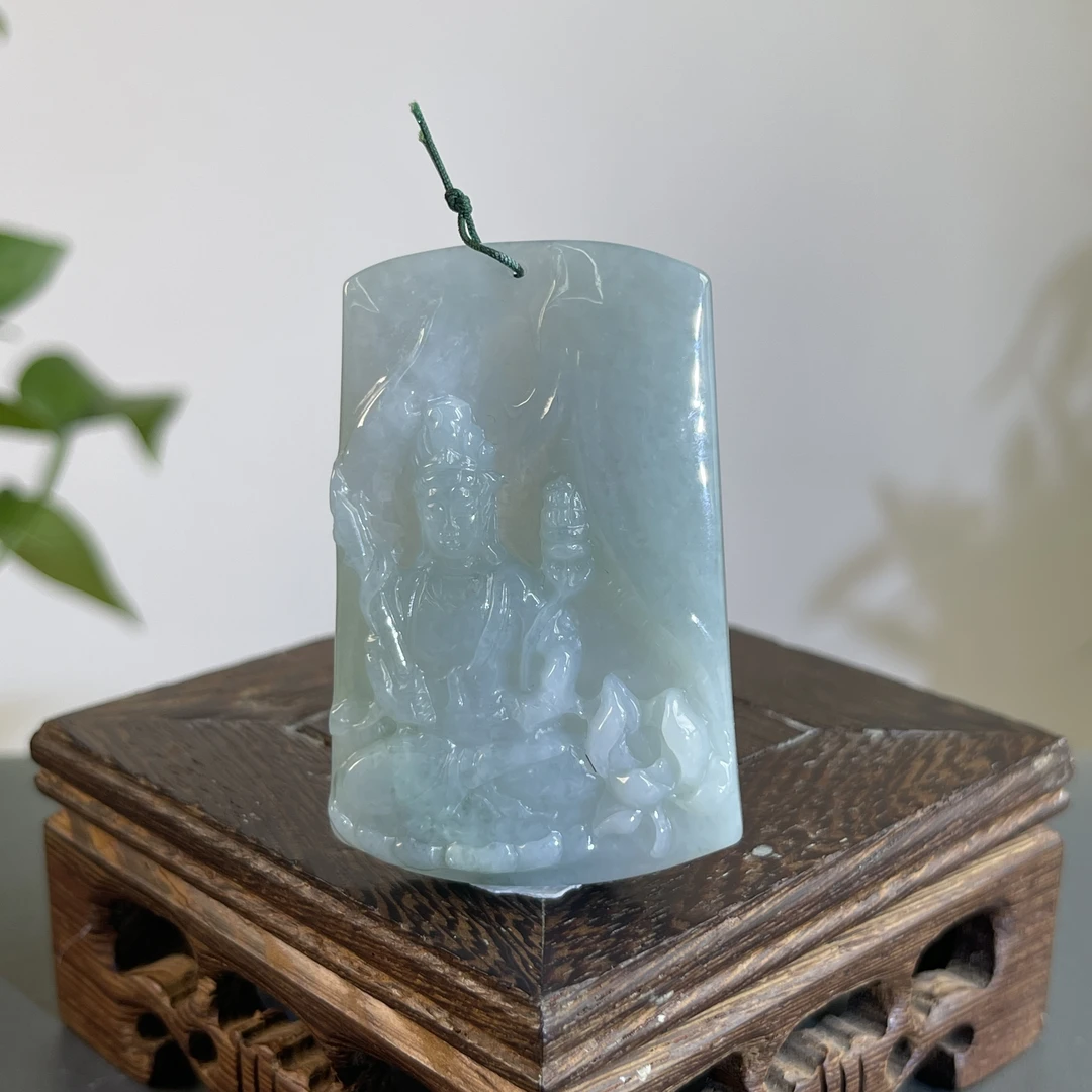 JGA20-41   天然缅甸A货翡翠    虚空藏