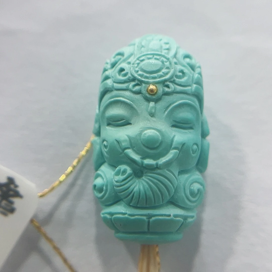未镶嵌绿松石珠宝奇石
