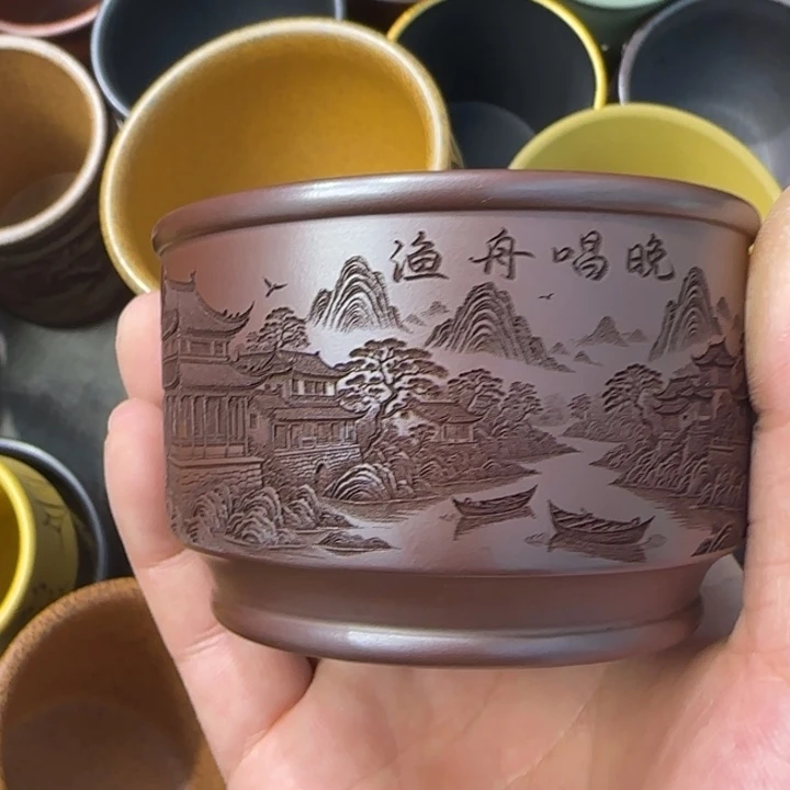 茶杯紫砂全手工制作工艺
