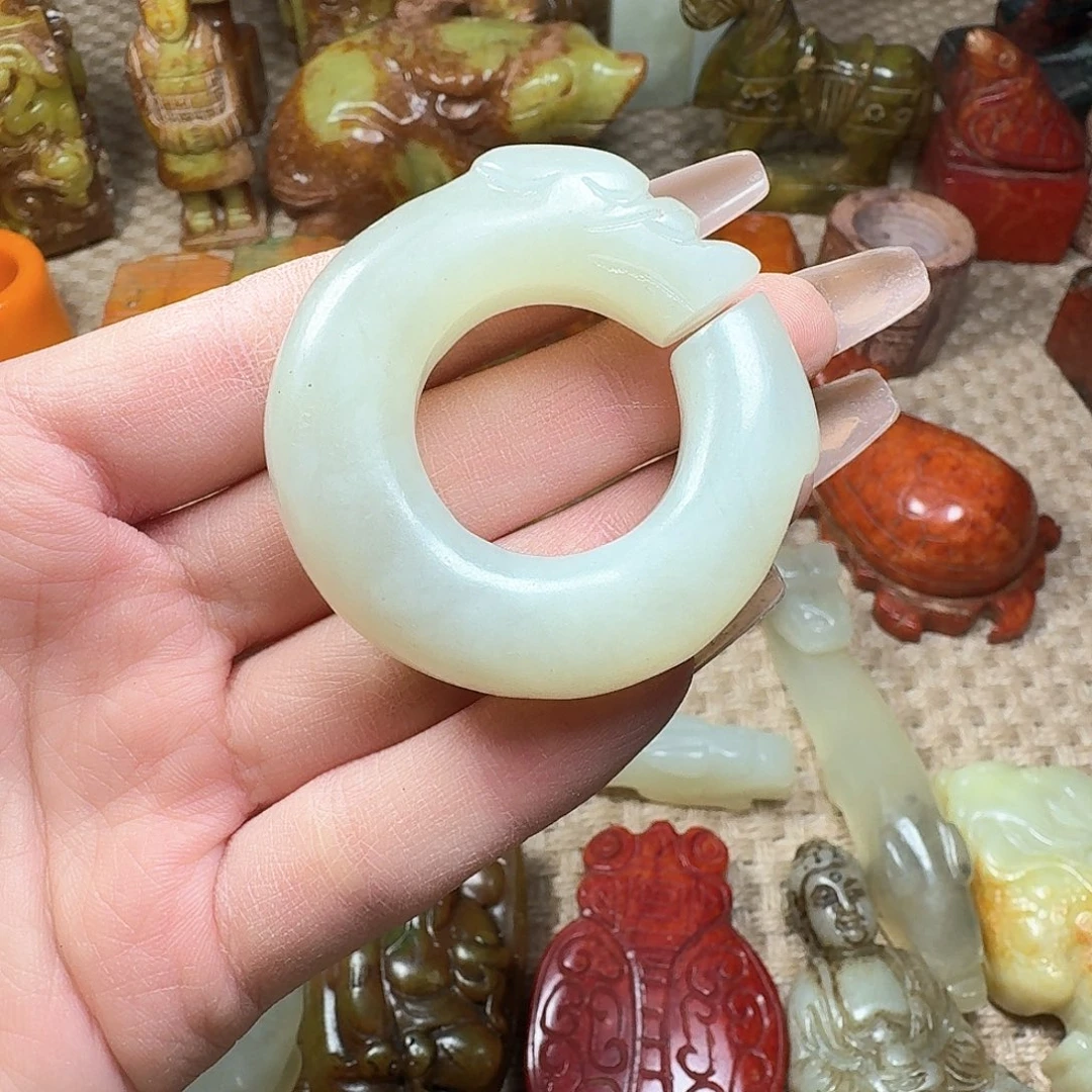 白玉菩提吊坠挂件