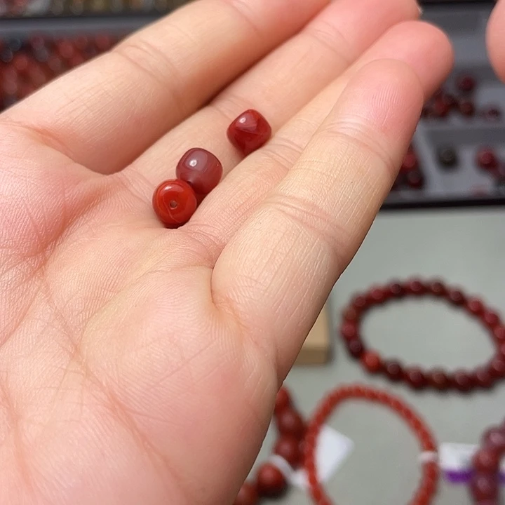 南红玛瑙单珠7多样性发1未镶嵌
