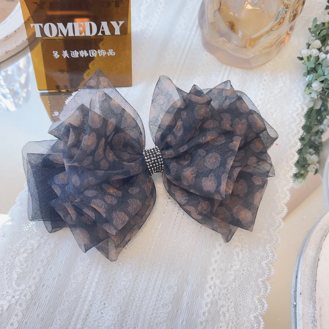 W756韩系氛围精致质感春夏在逃公主蝴蝶结