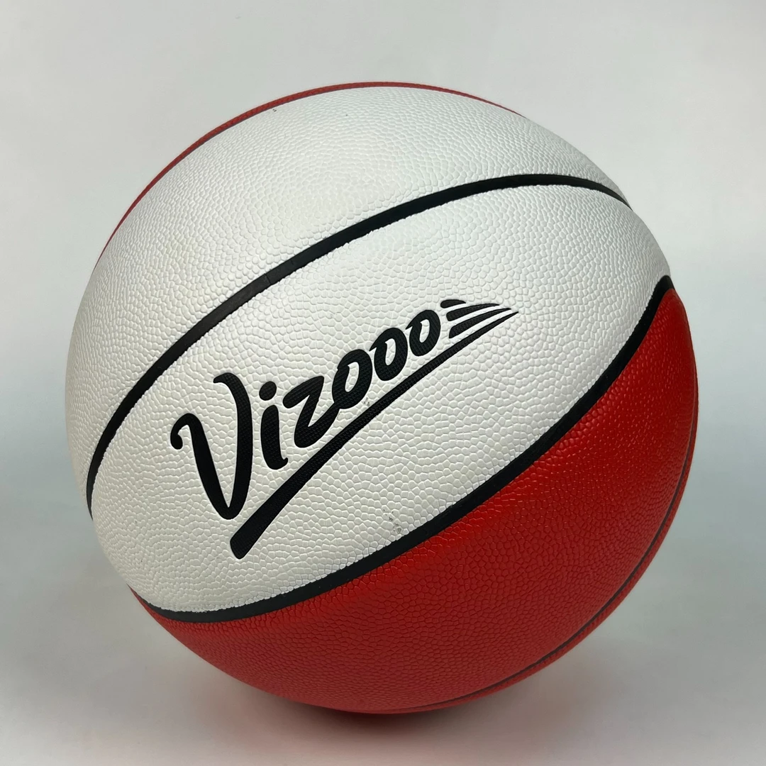 Vizooo红白精灵球室内外耐磨防滑水泥地标准七号篮球训练比赛