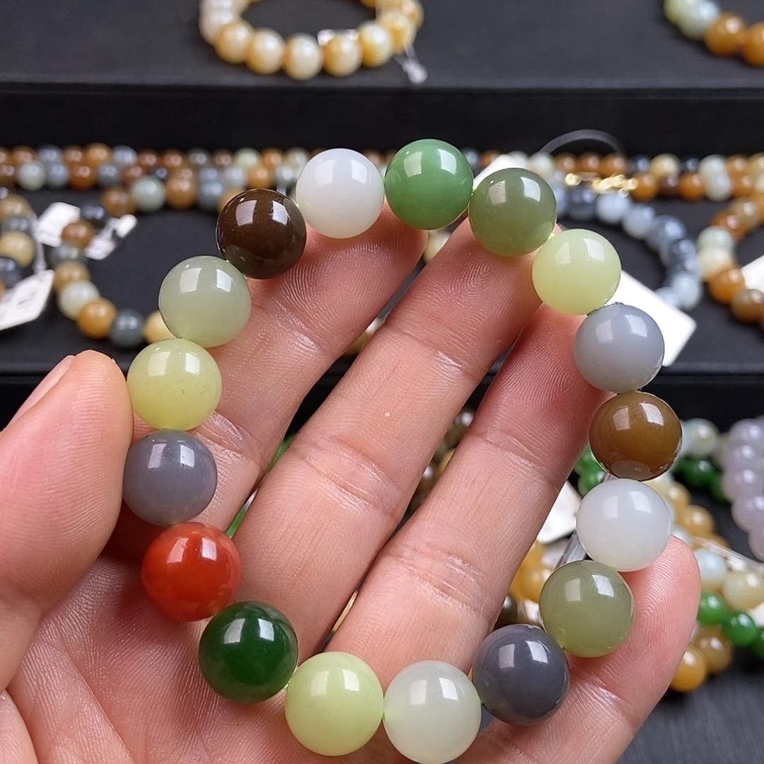 和田玉未镶嵌手链