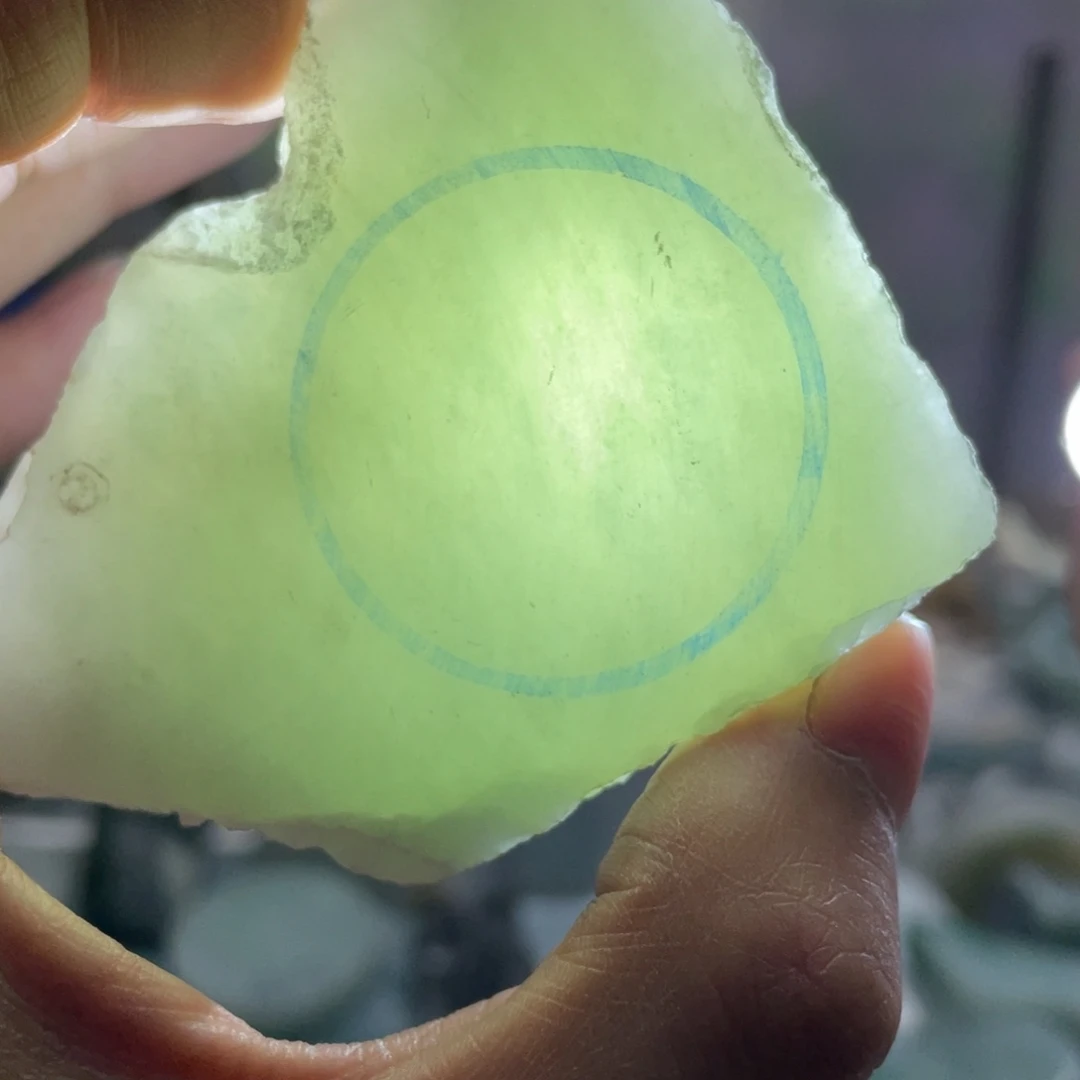 翡翠未镶嵌挂件K缅甸天然翡翠片料