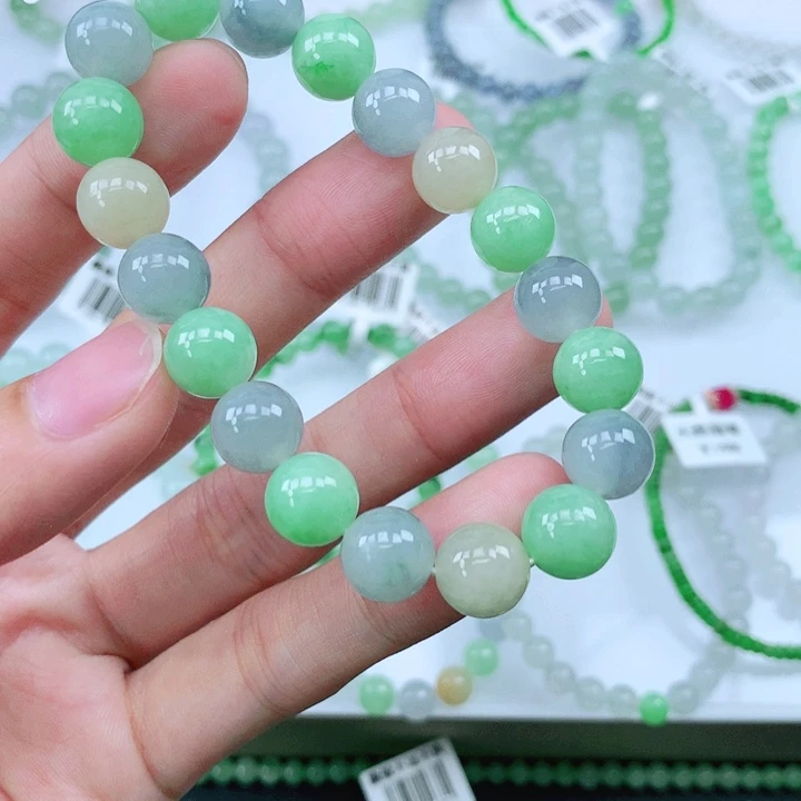 未镶嵌手链翡翠翡翠