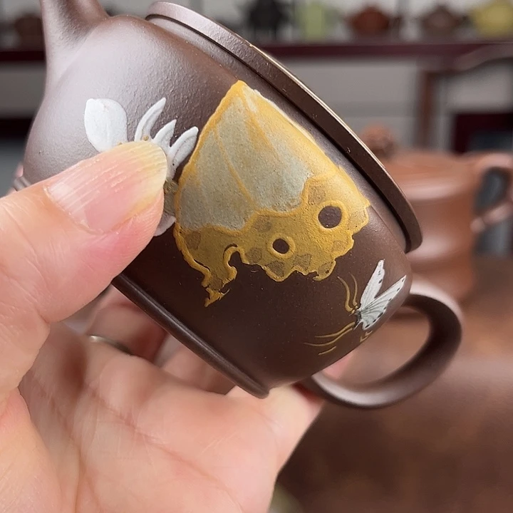 茶杯紫砂好好看看我