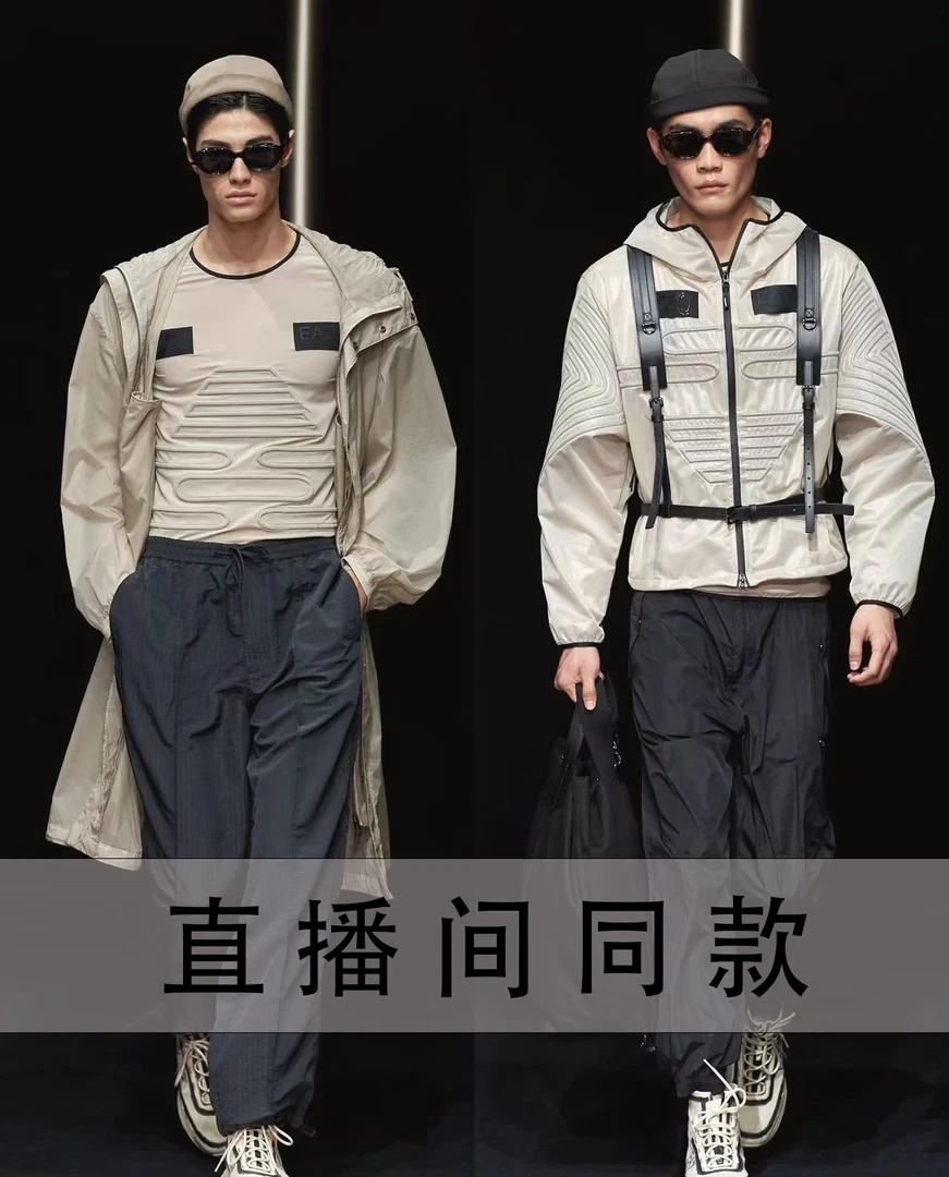 【直播间同款】2025新款潮流刺绣设计师男士T恤短袖ZW-2028