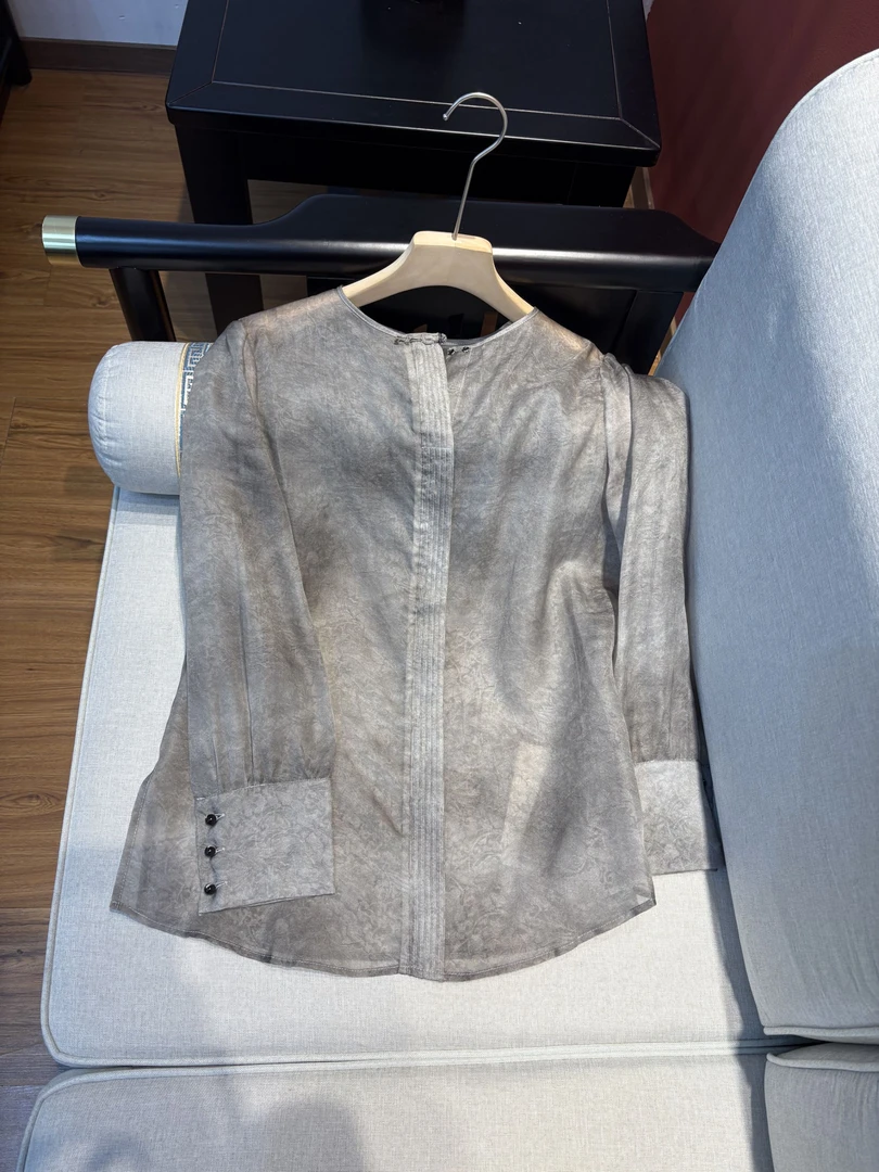 【澜亭絮絮】桑蚕丝欧根纱防晒衫81248703清仓