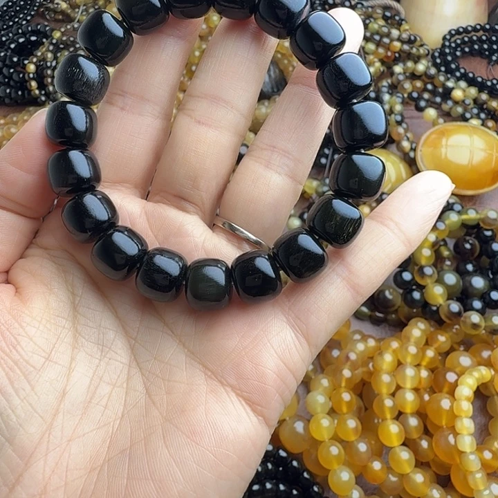 不***乖木质类驴蹄子手串12