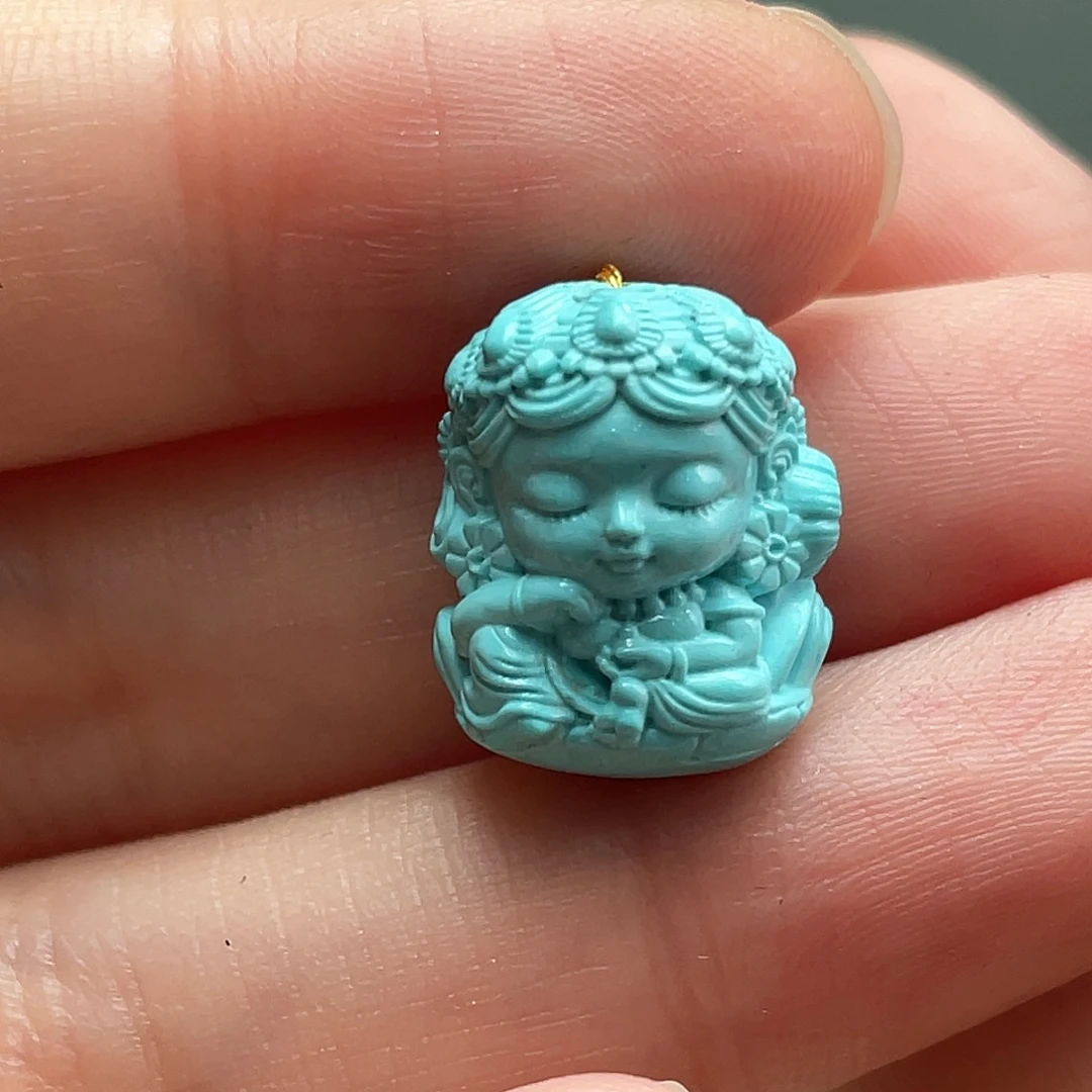 绿松石未镶嵌颈饰