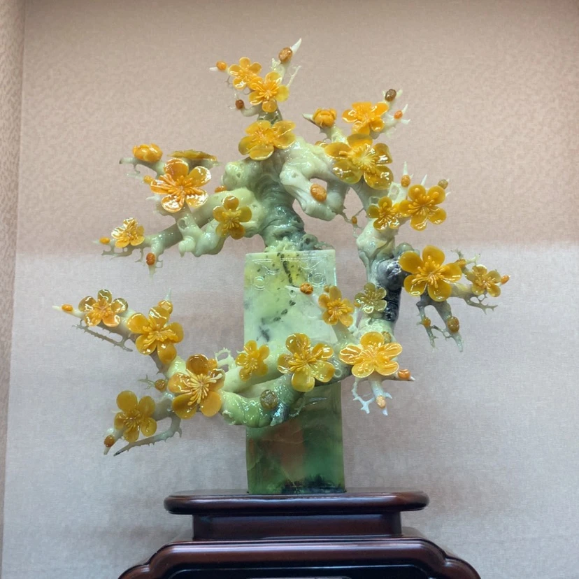 【闪购商品】未镶嵌蛇纹石玉摆件覆膜