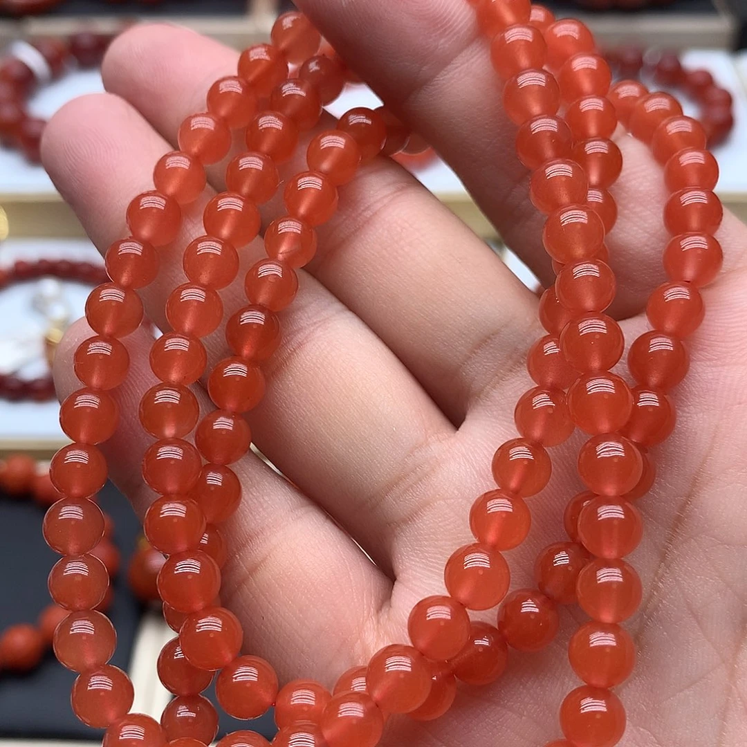 未镶嵌手链南红玛瑙