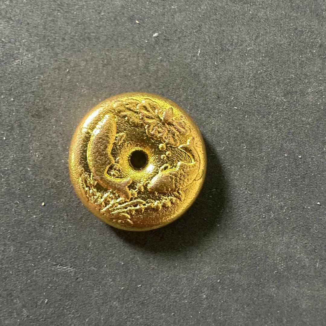 非金属珐琅吊坠 BJ-004 古黄平安扣