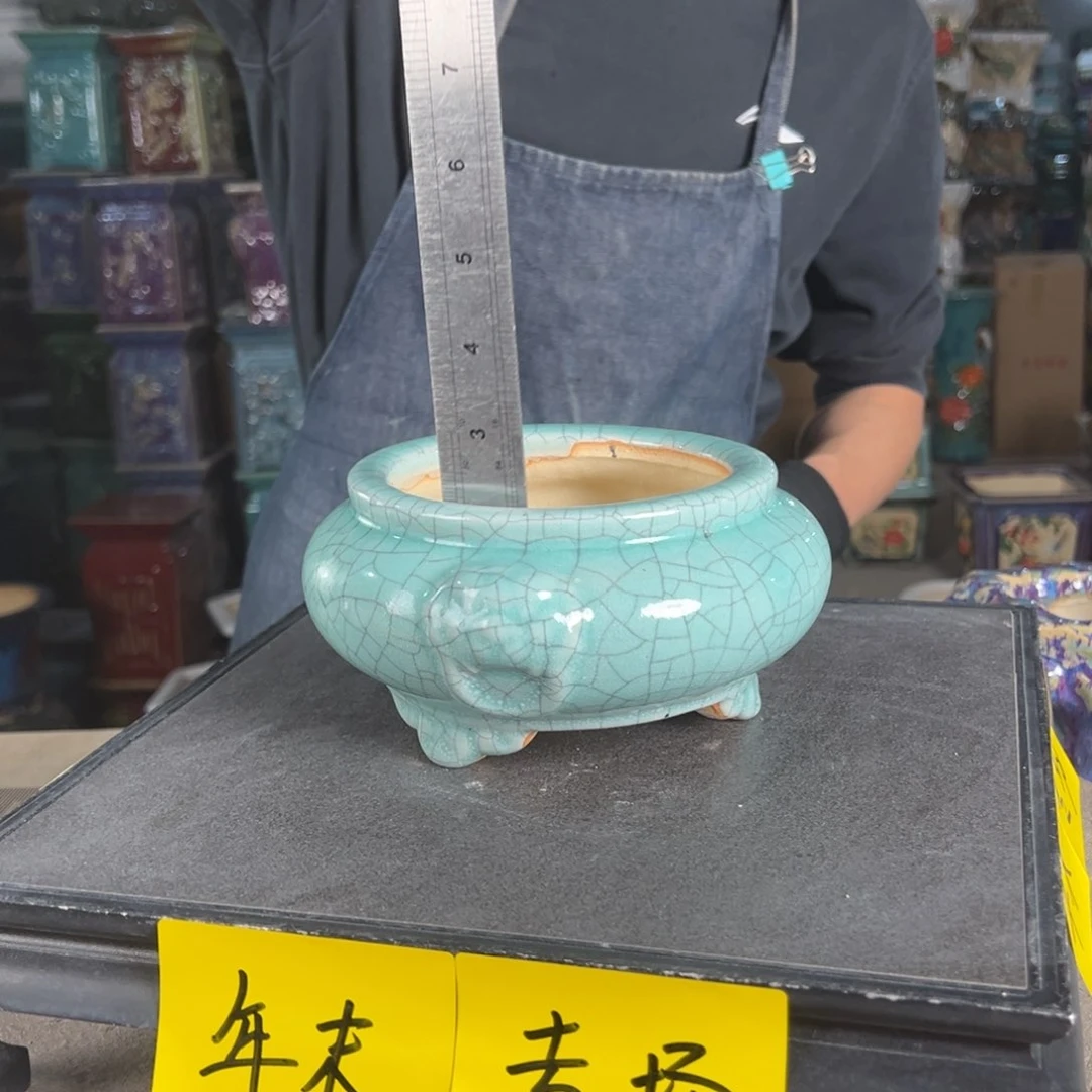 一风堂石湾花盆。微瑕