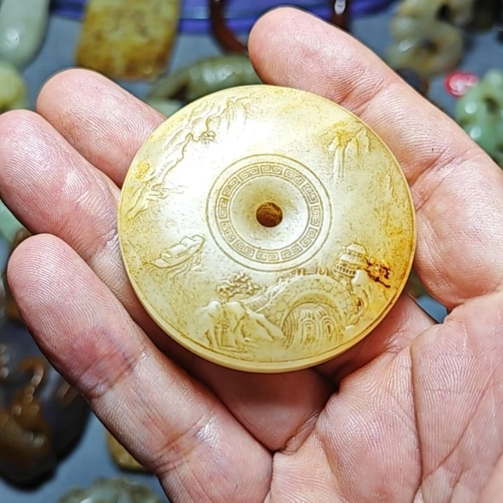 颈饰未镶嵌和田玉用****1