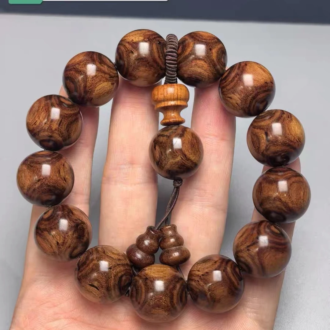 黄花梨手串 尺寸187毫米重量1431克圈口8925毫米