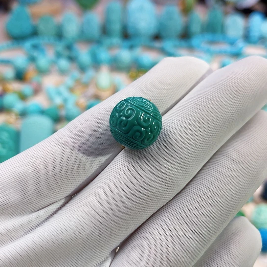 绿松石珠宝奇石未镶嵌