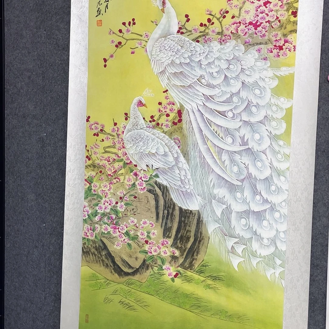 国画作品小姐姐放漏…