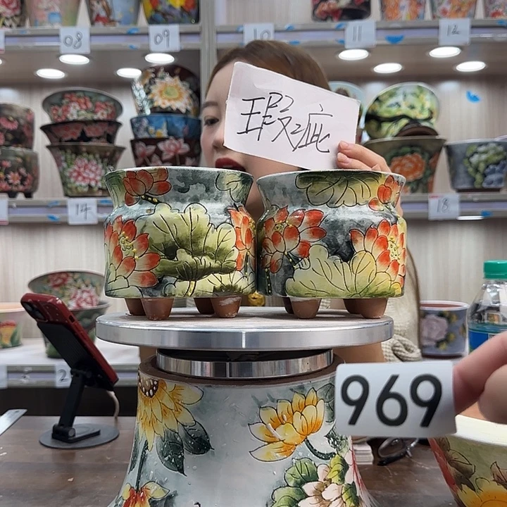 花盆紫砂瑕疵瑕疵969