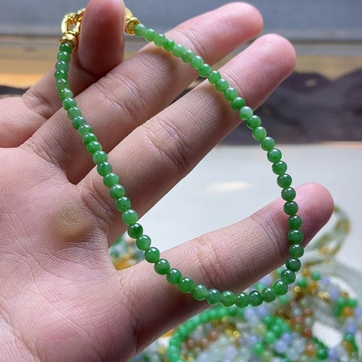 定制翡翠未镶嵌缅甸翡翠A货卡3.6