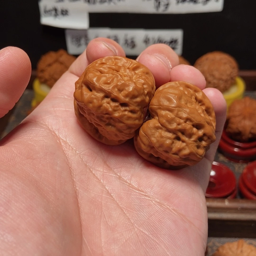 吊坠文玩核桃蛙蛙36尺76