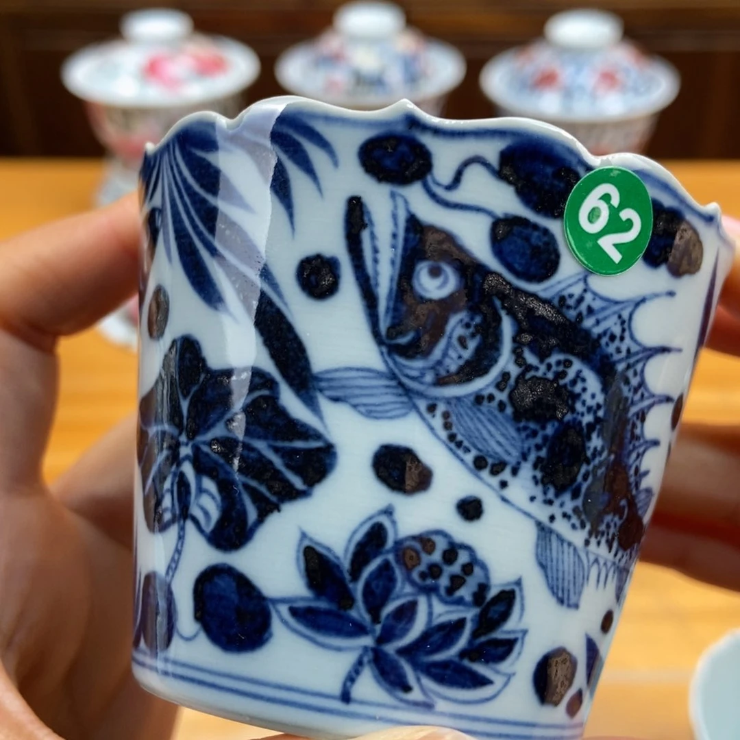 手绘现代茶具非古董