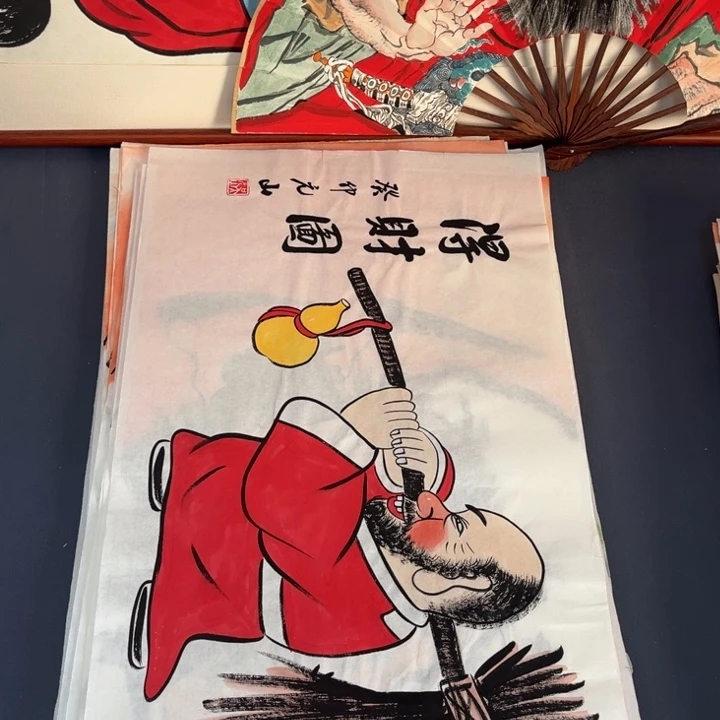 国画纯手绘禅意画作品欣赏