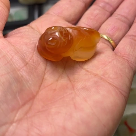 玛瑙/玉髓颈饰合金文*阁