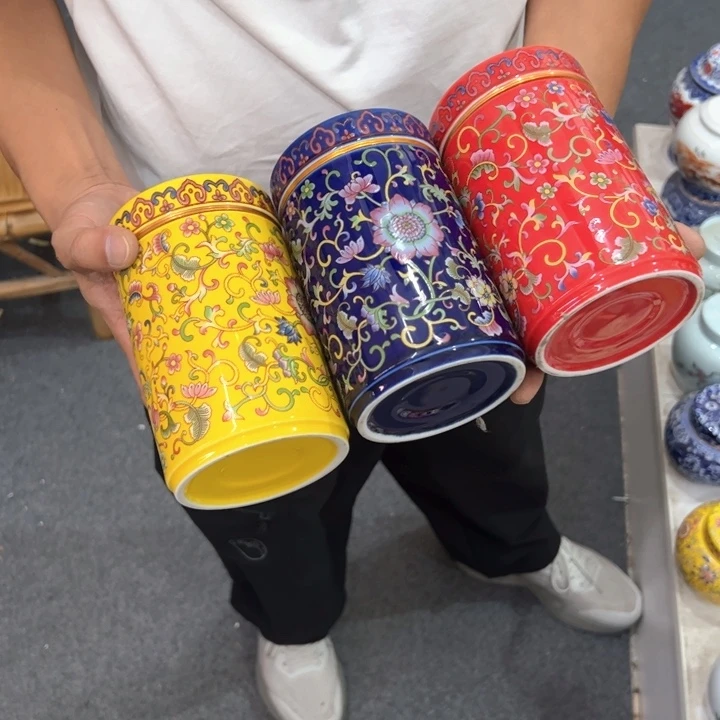 瑕疵福利品陶瓷茶叶罐