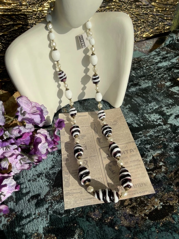 马库奇原创做品紫色琉璃项链