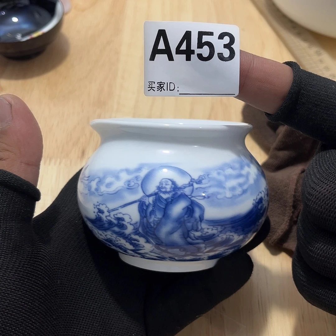 瓷片茶摆件工艺品摆件666