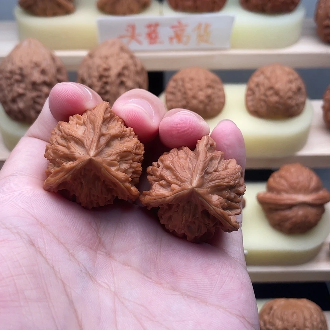 吊坠文玩核桃盘山三棱34