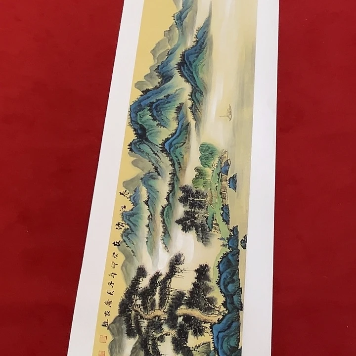 国画国画作品展示会上发表