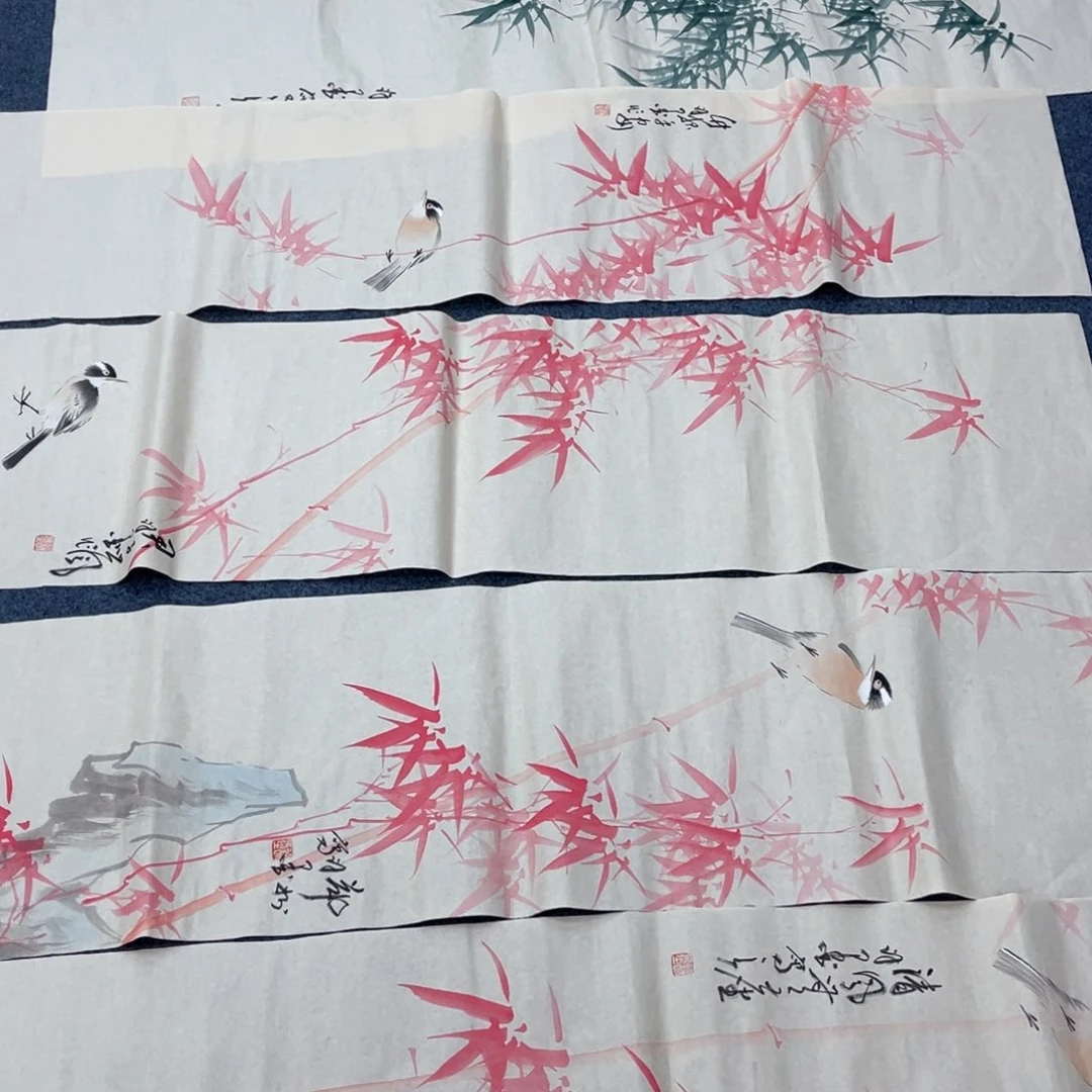 国画宣纸纯手绘字画