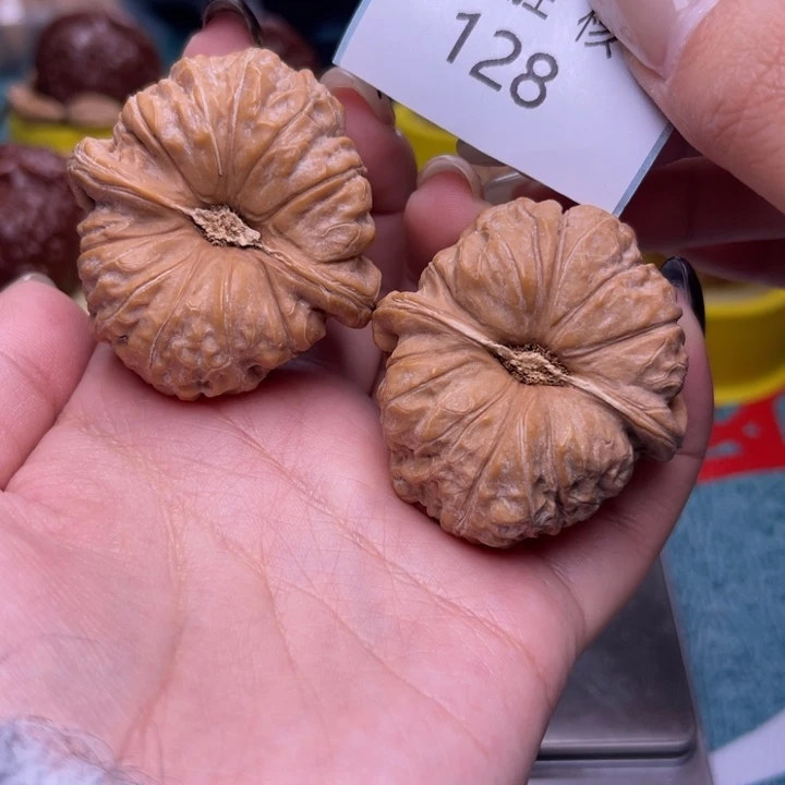 h***k把件文玩核桃南瓜墩42.128