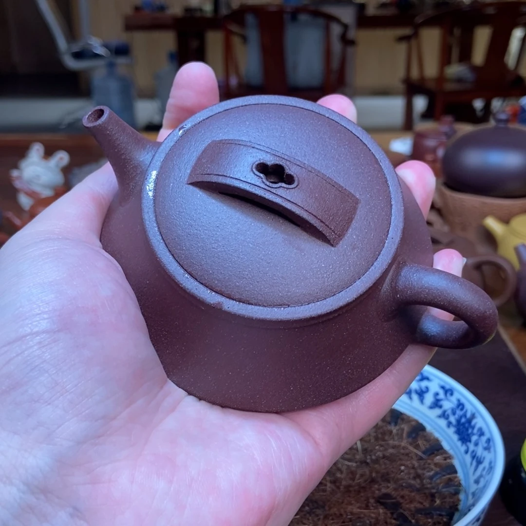 茶壶紫砂4*8云柱紫砂壶