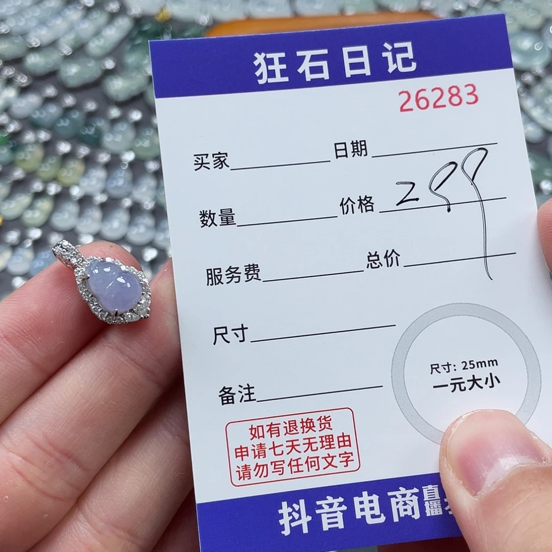 翡翠银S925镶嵌颈饰