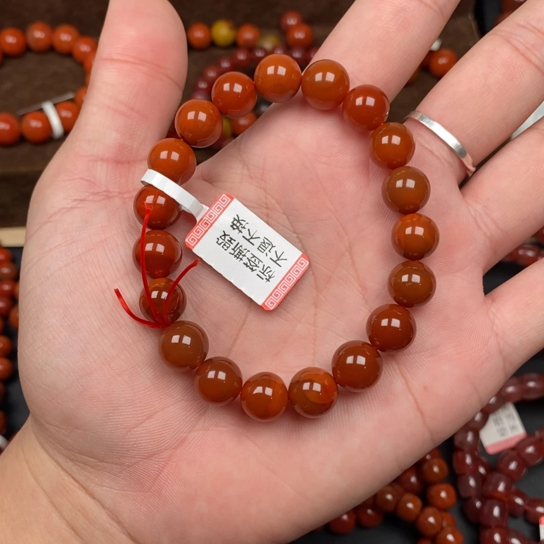 未镶嵌手串南红玛瑙10mm