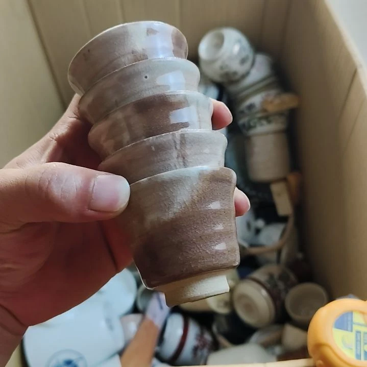 秋烧小杯子一套大漂亮一个