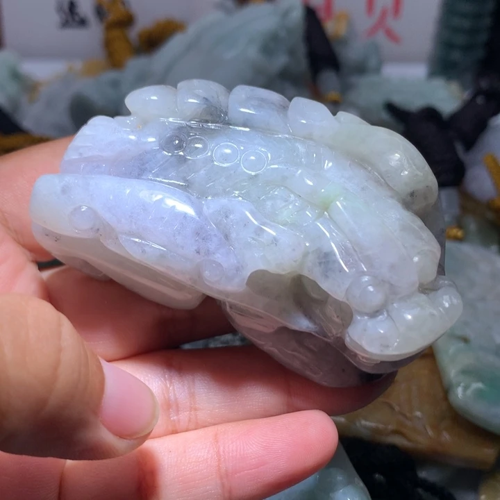 翡翠未镶嵌颈饰保真天然A货翡翠