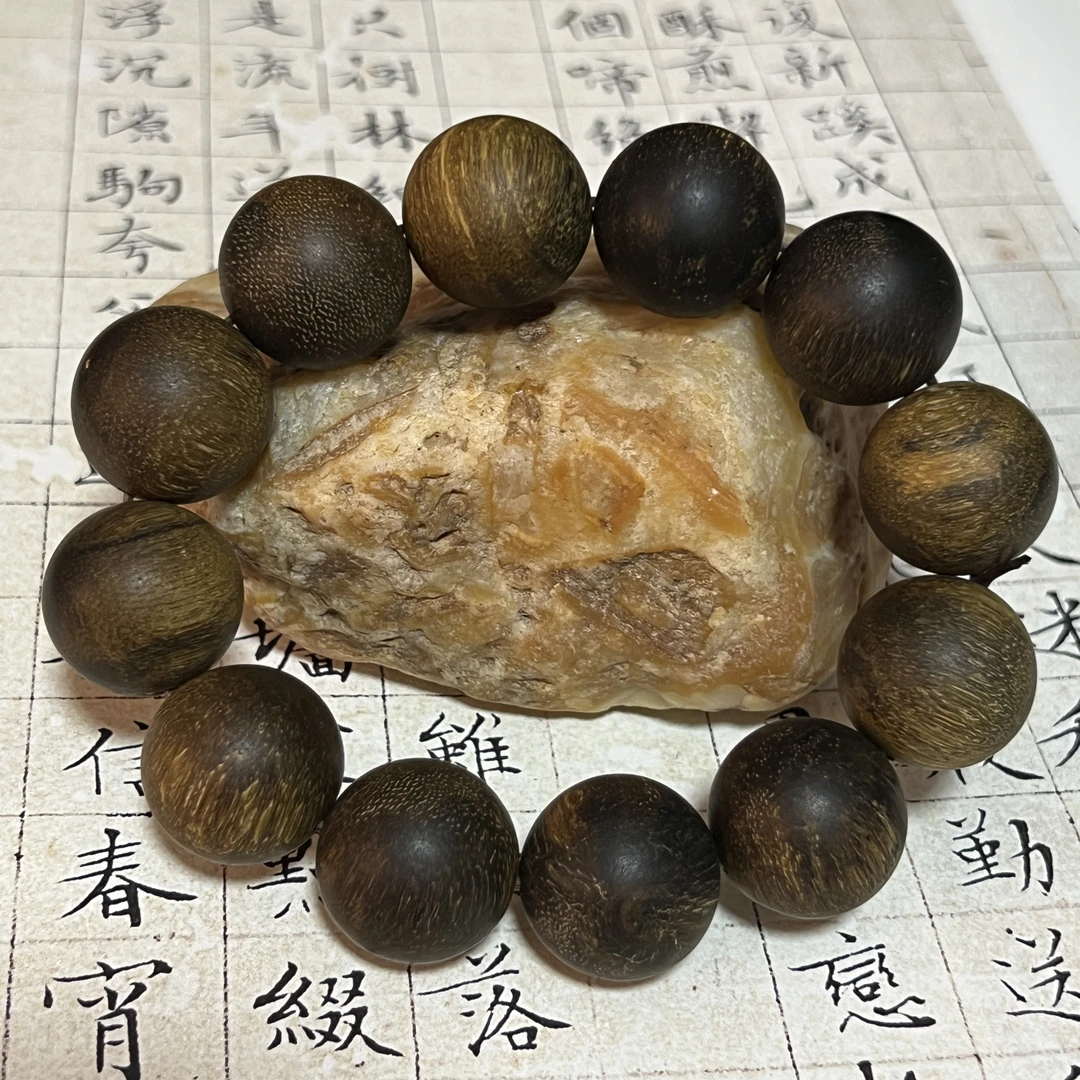 Z-333【东帝汶沉香单圈手串】20mm、59.2g